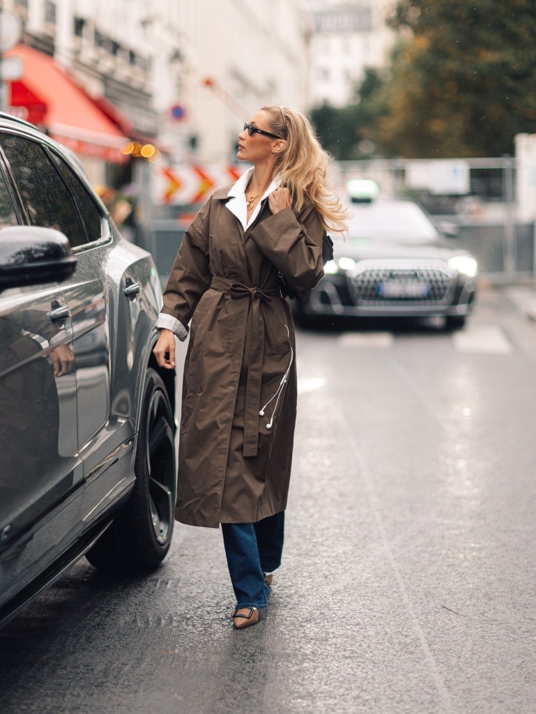 Bella Hadid in Paris close-up