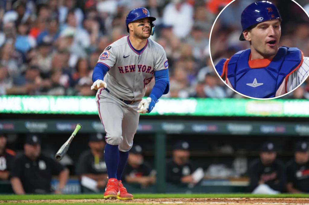 Mets weigh placing catcher Luis Torrens on injured list as Hayden Senger is summoned