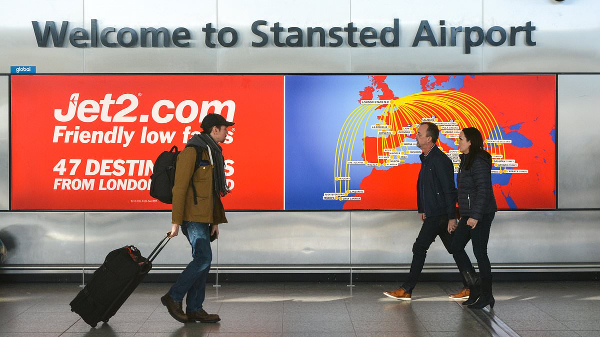 Stansted fire halts departures as passengers evacuated