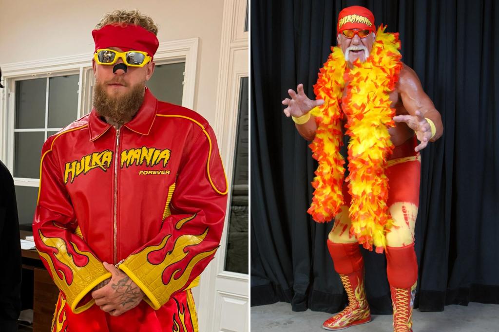 Jake Paul’s Hulk Hogan–inspired fight outfit for Joshua bout blends alligator and rattlesnake skins