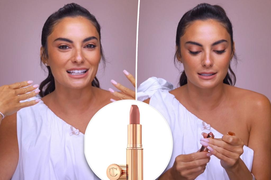 Paige DeSorbo touts Charlotte Tilbury staples during Amazon Live as brand debuts on Amazon