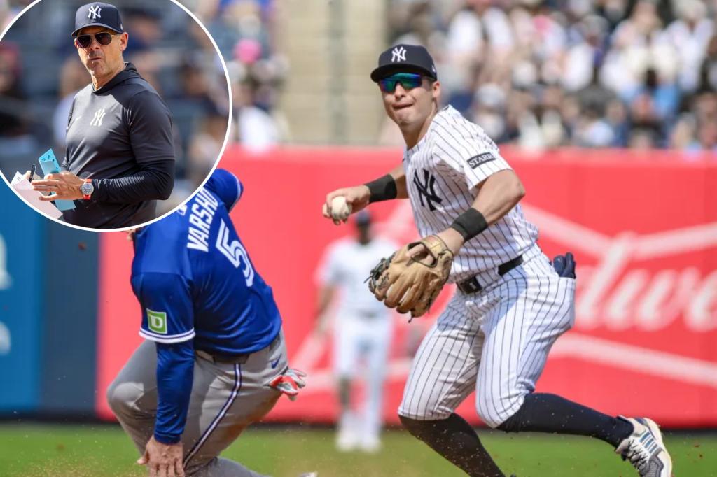 Boone Sticks With Anthony Volpe as Yankees Weigh Shortstop Alternatives
