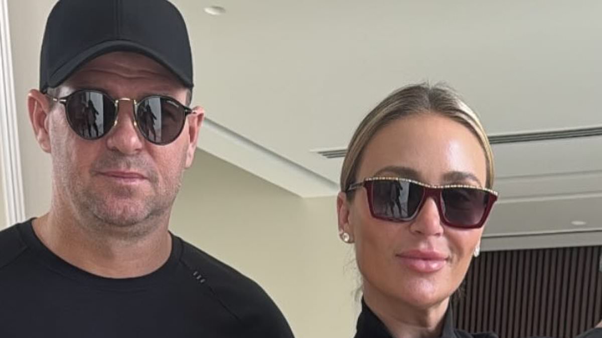 Steven Gerrard and wife Curran celebrate as they become grandparents on Bahrain holiday