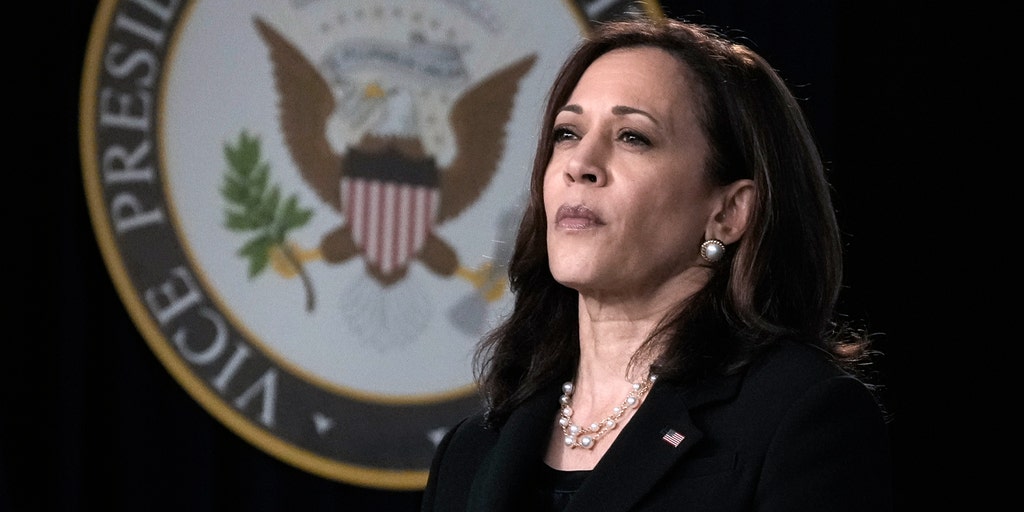 Kamala Harris looking concerned