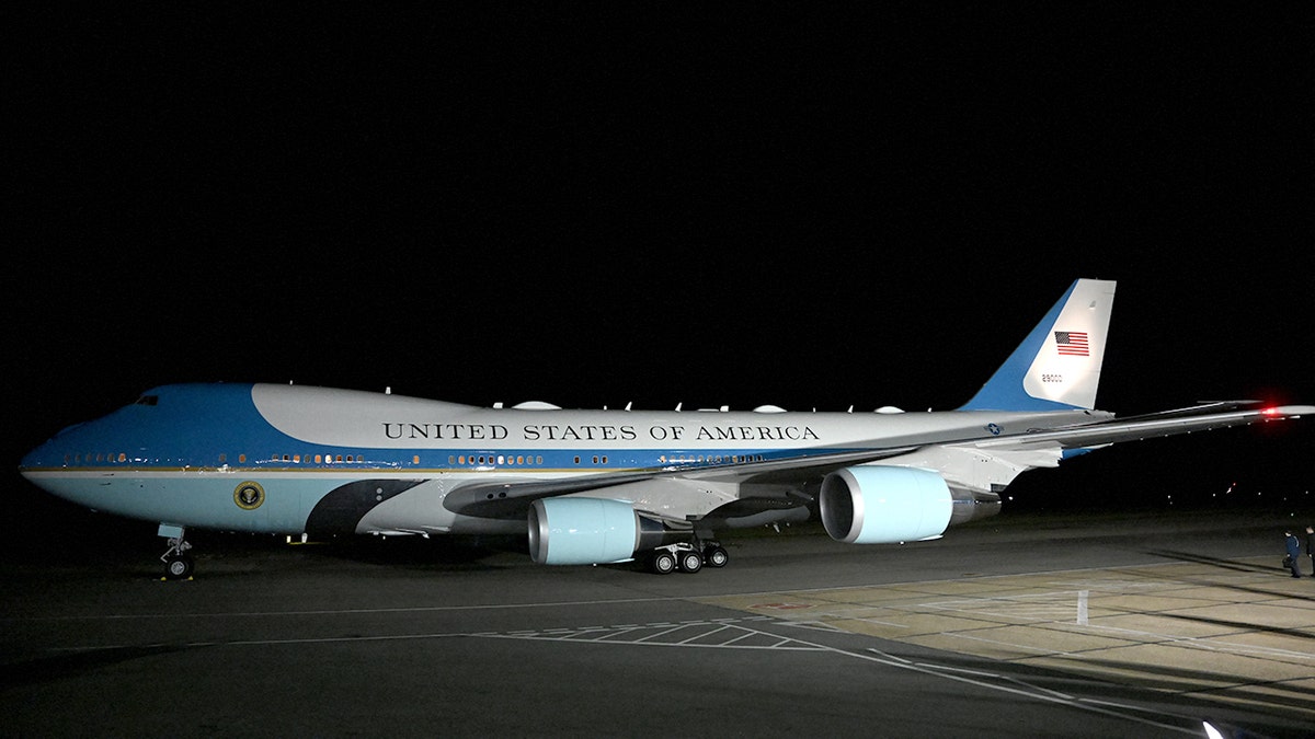 Air Force One at Stansted Airport