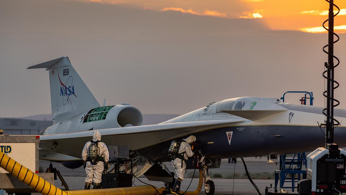 NASA's X-59 supersonic research jet nears first flight to test 'quiet' sonic signature