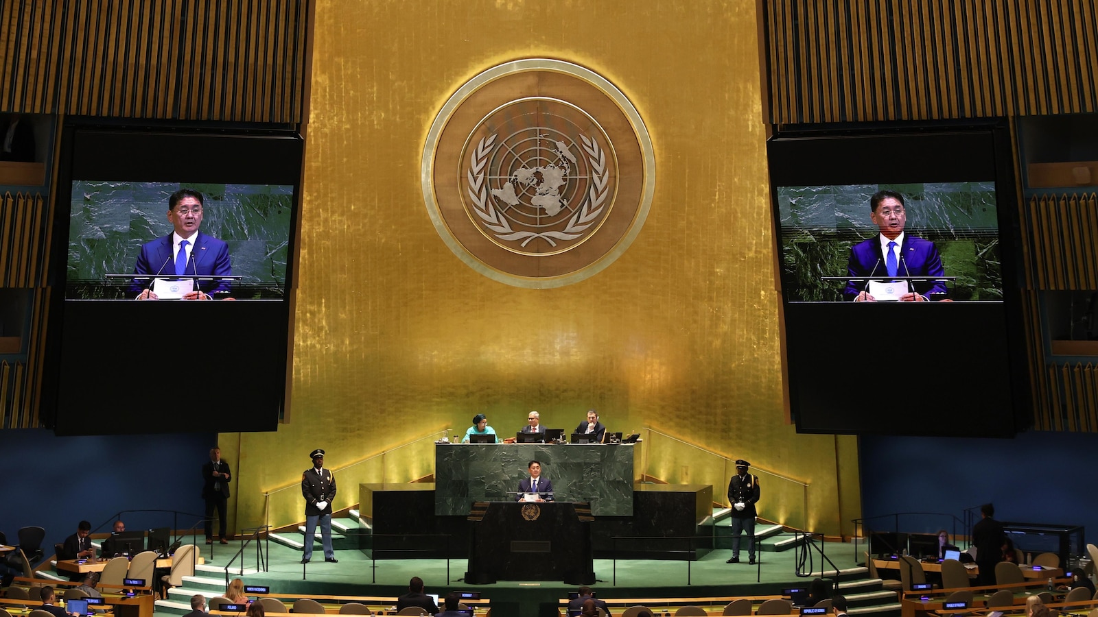 Mongolia's president hails horses during U.N. General Assembly, spotlights World Horse Day