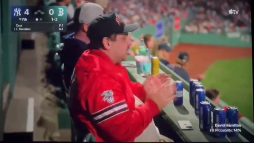 Red Sox Fan Caught on Hot Mic Berating David Hamilton at Fenway