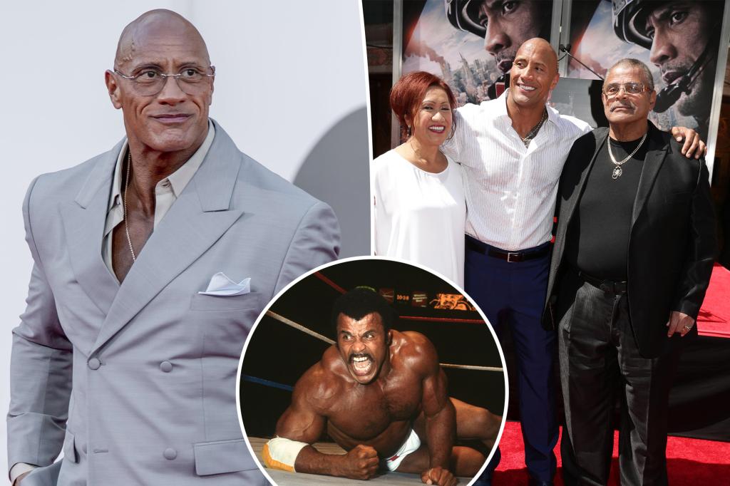 Dwayne Johnson and Rocky Johnson image